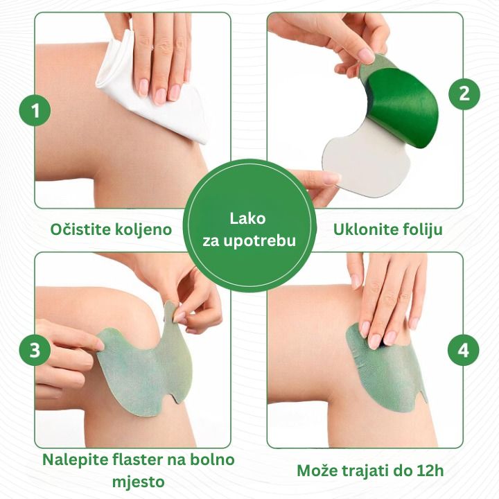 FlexiPatch - Prirodni Flasteri Za Bol U Koljenima