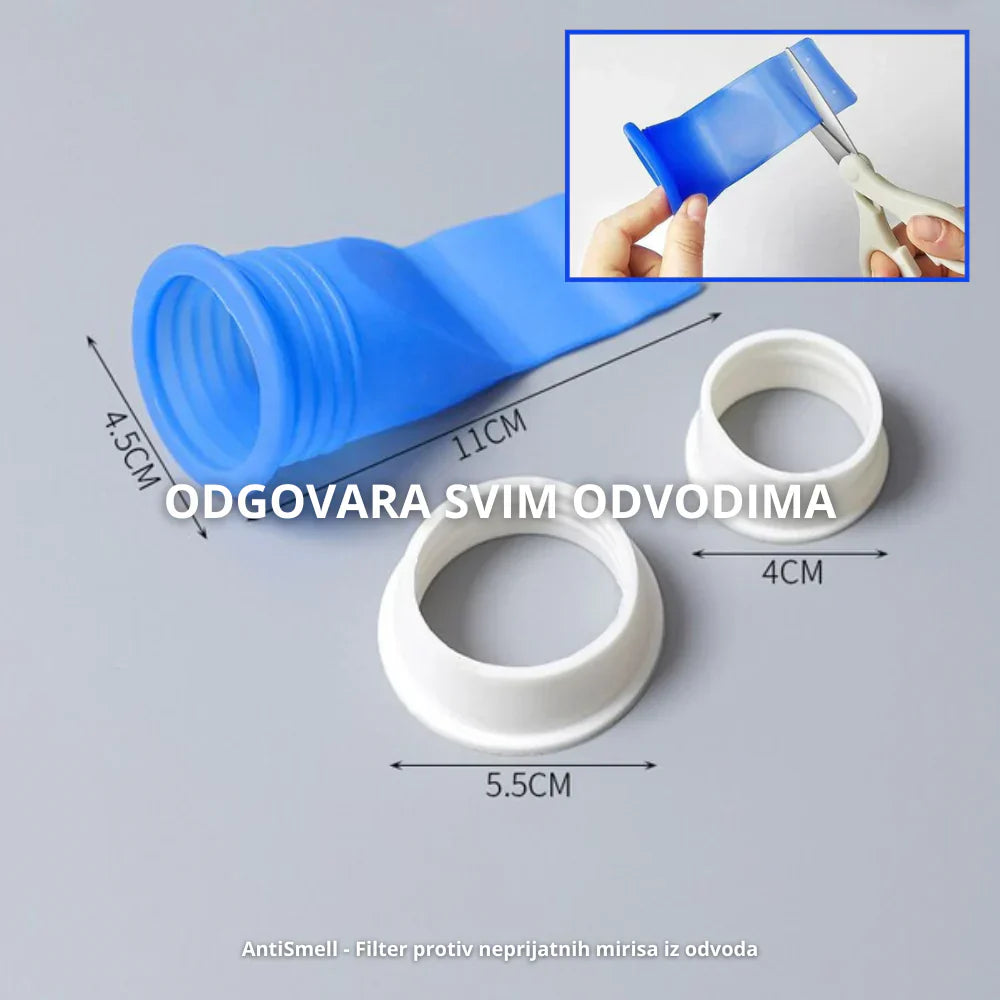 AntiSmell - Filter protiv neprijatnih mirisa iz odvoda (4 u pakovanju)